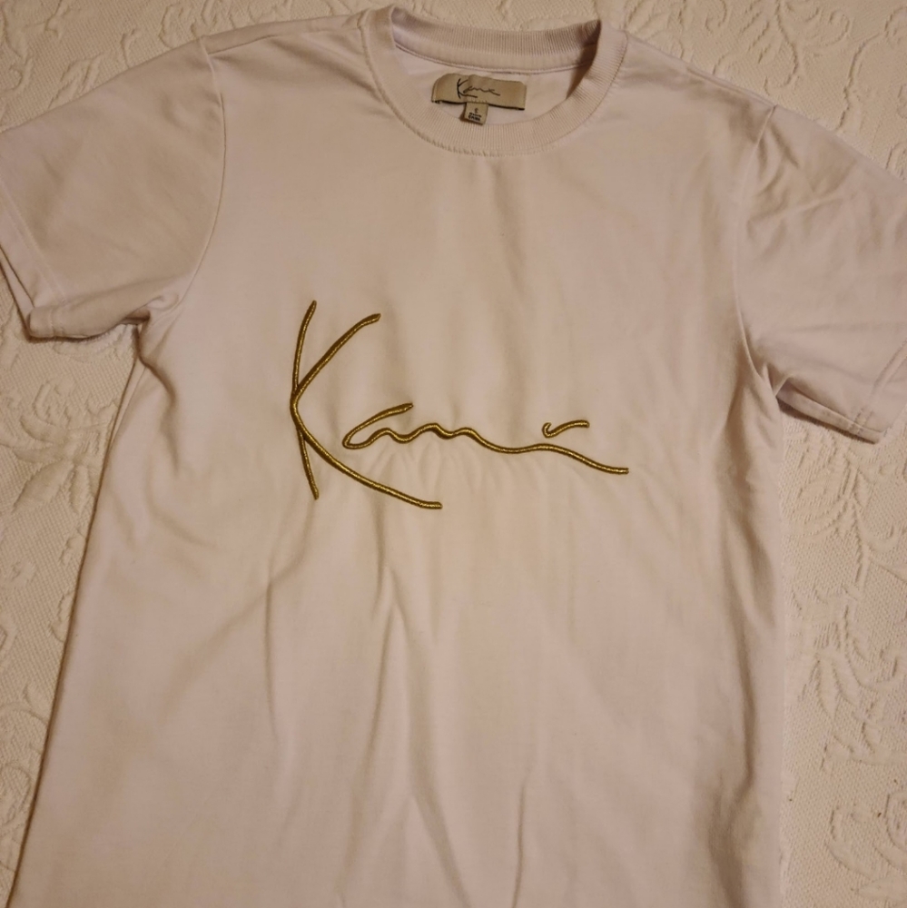Karl Kani Embroidered signature T-shirt, Sz S